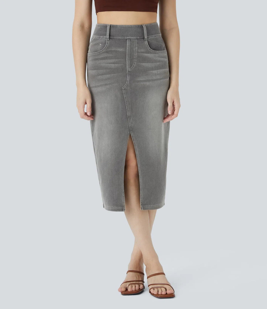 Allegra Blu™ – Midi-Jeansrock mit Charme & Komfort MOKKAKAI