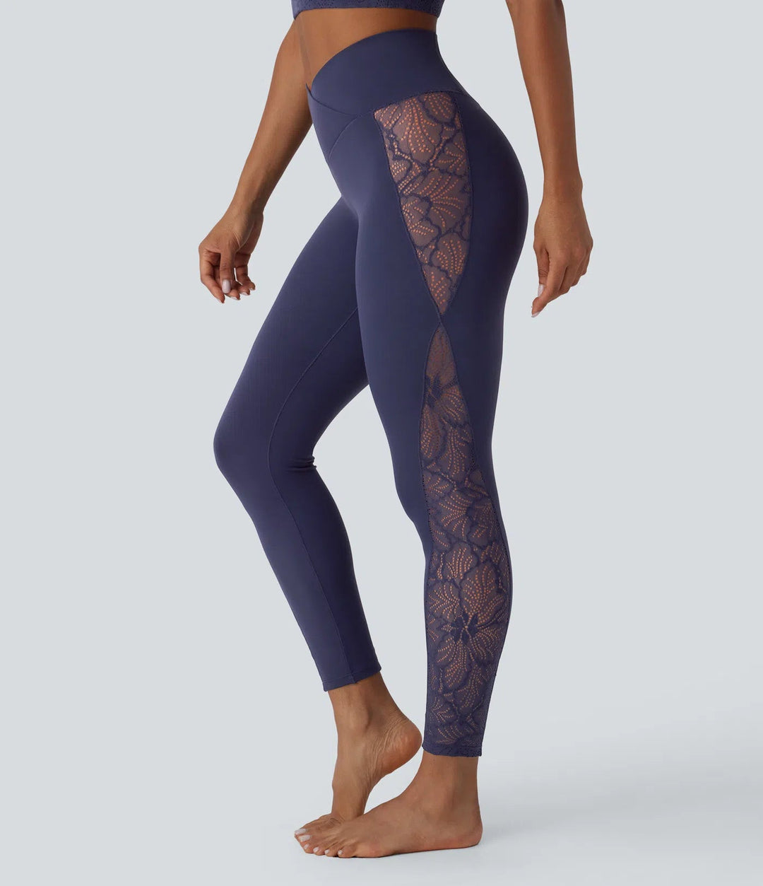 Sofia Aura™ – Figurformende Cross-Waist Leggings mit Stil & Komfort MOKKAKAI
