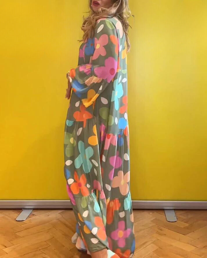 Blossom™ | Kleid mit Glockenärmeln MOKKAKAI