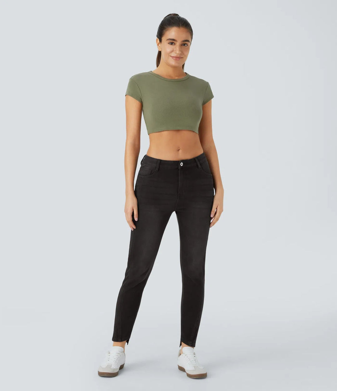 Sara™ – D’lässigi und bequemi Skinny Jeans MOKKAKAI