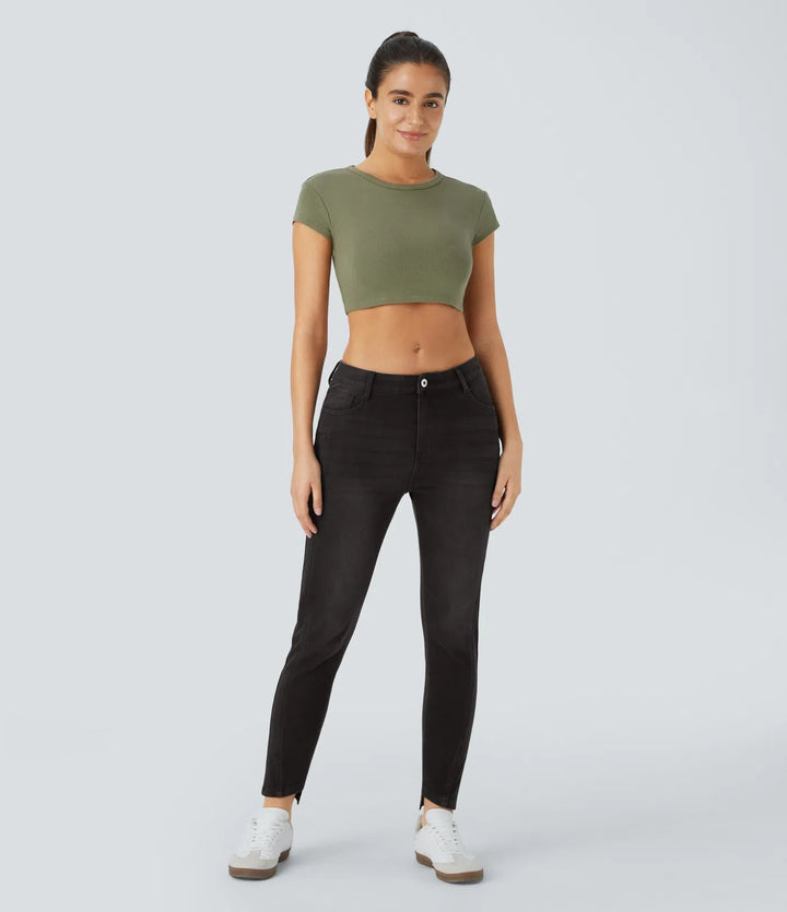 Sara™ – D’lässigi und bequemi Skinny Jeans MOKKAKAI