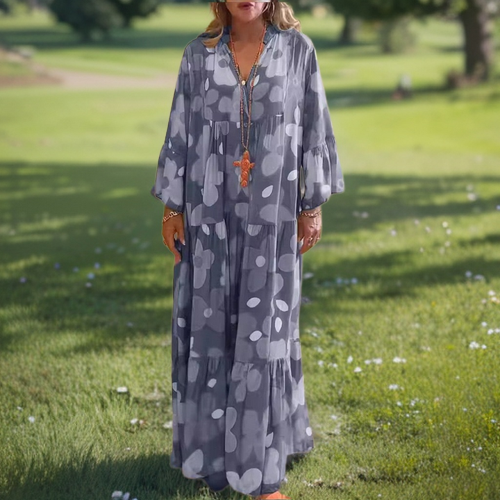 Blossom™ | Kleid mit Glockenärmeln MOKKAKAI