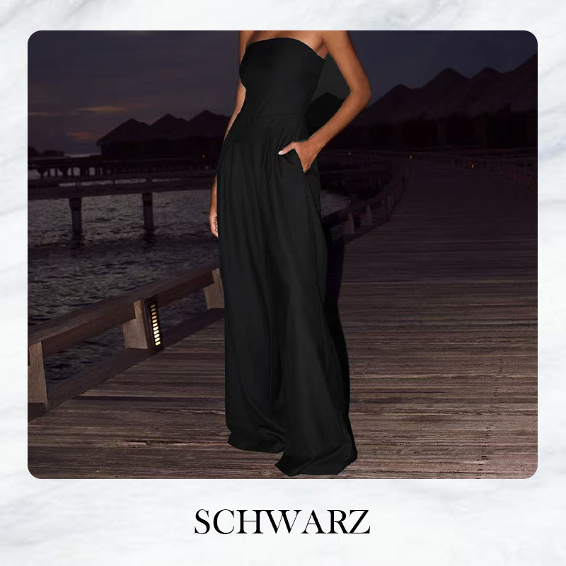 🌲Ärmelloser Jumpsuit mit Taschen💝 MOKKAKAI