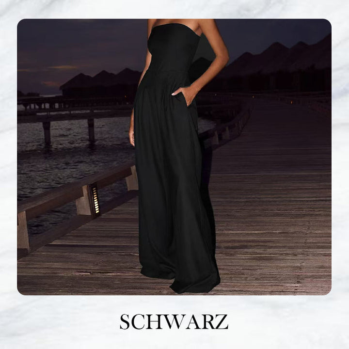 🌲Ärmelloser Jumpsuit mit Taschen💝 MOKKAKAI