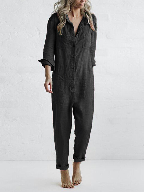 Sydney™ | Langärmeliger Jumpsuit MOKKAKAI