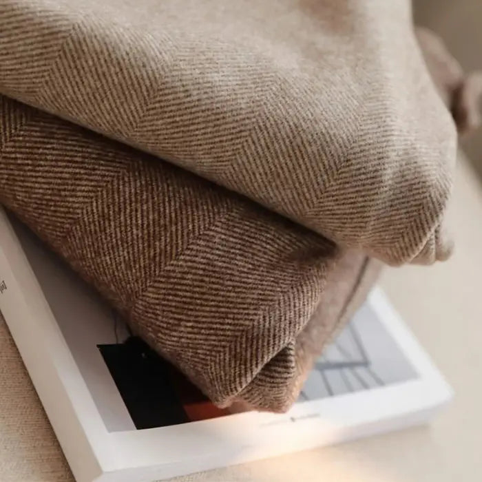 MEIKE - ELEGANTE ANZUGHOSE AUS REINER WOLLE MOKKAKAI