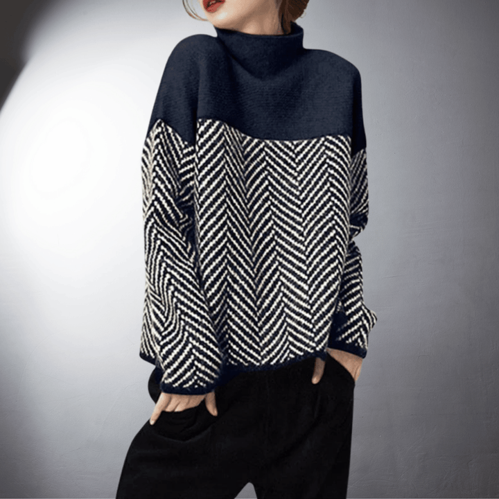 Ebba | Nachhaltiger Rollkragenpullover aus Baumwolle MOKKAKAI