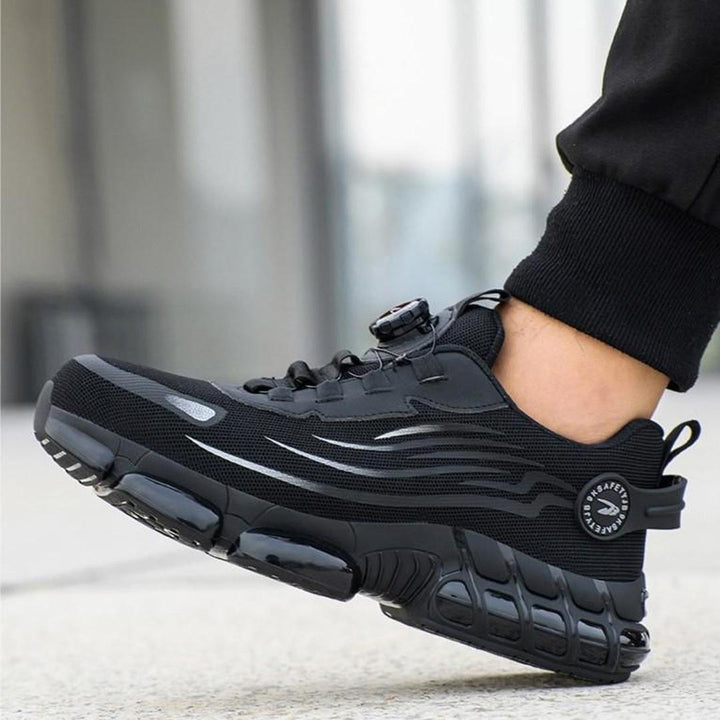 SteelfootSteg™ Ultraleichte, langlebige Schutzschuhe mit Stahlkappe und drehbarer Schnalle MOKKAKAI