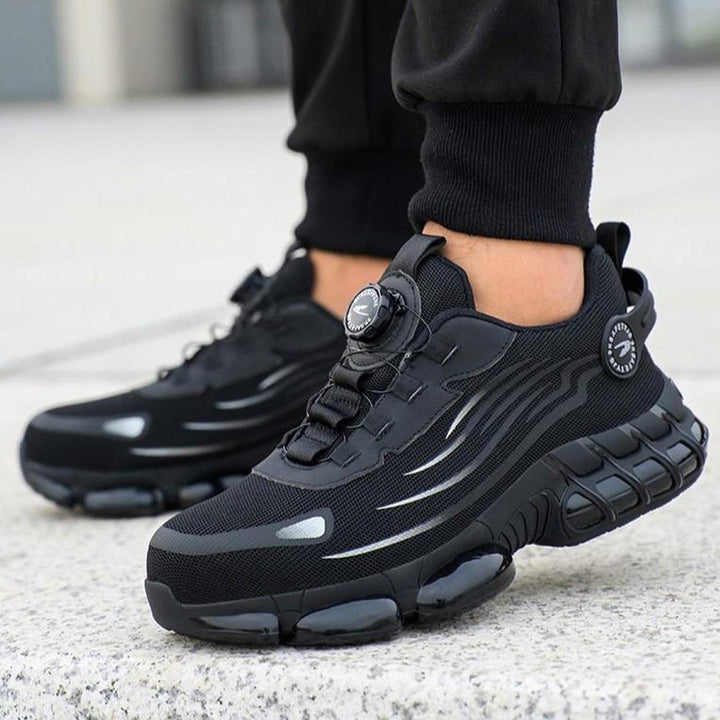 SteelfootSteg™ Ultraleichte, langlebige Schutzschuhe mit Stahlkappe und drehbarer Schnalle MOKKAKAI