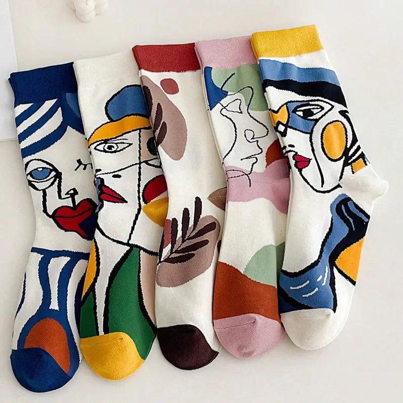 Pica™ Lässige Abstrakte Socken | Stil & Kunst für deine Füße MOKKAKAI