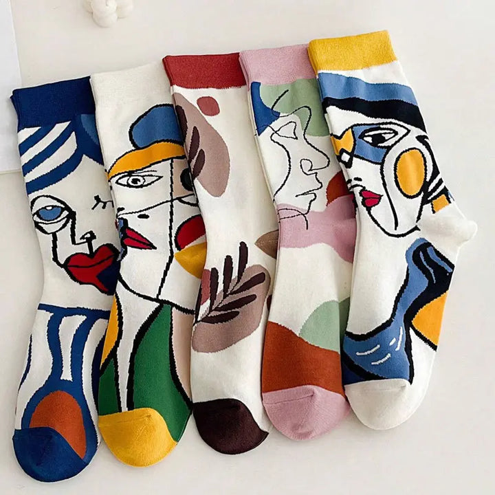Pica™ Lässige Abstrakte Socken | Stil & Kunst für deine Füße MOKKAKAI
