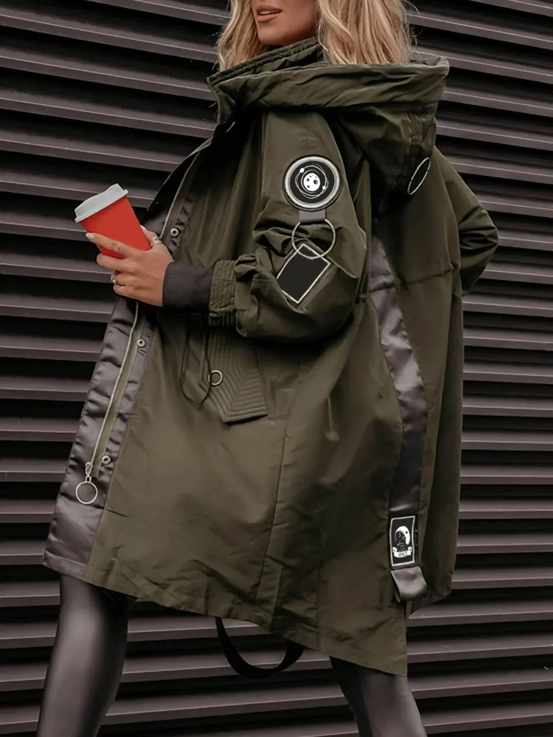 💜 LETZTER TAG DER AKTION – 50 % RABATT 💜 Damenjacke mit langen Ärmeln und Kapuze MOKKAKAI