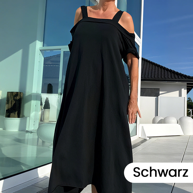 Lässiges Maxikleid mit offenen Schultern für Damen MOKKAKAI