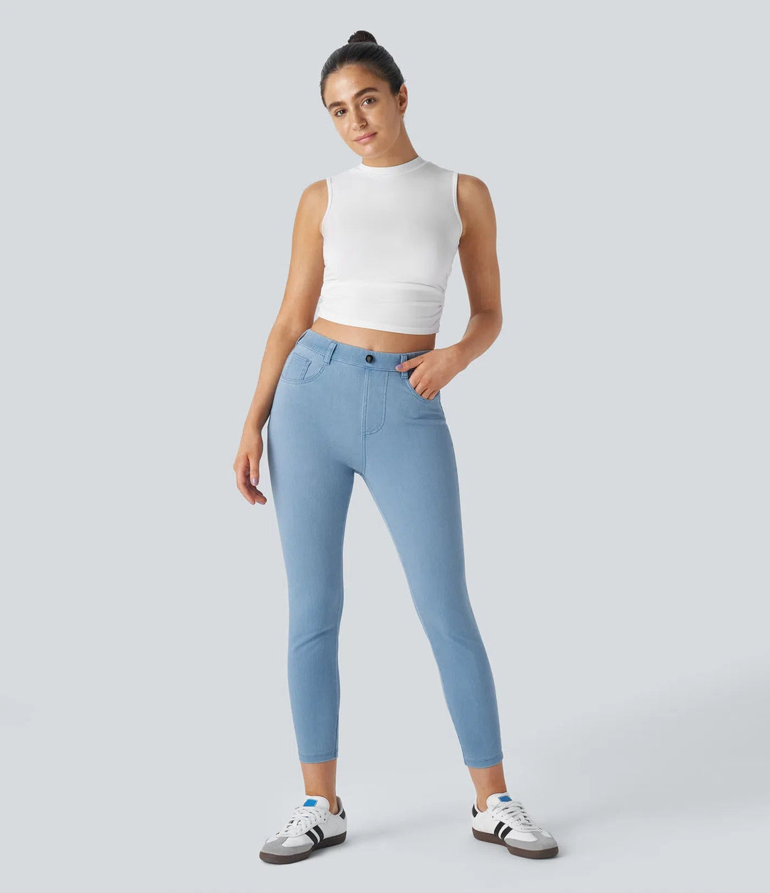 Lary™ – 7/8 Skinny Jeans für Stil und Komfort MOKKAKAI