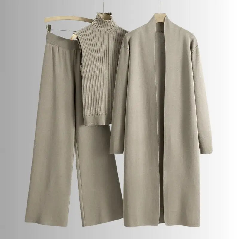 Serenity™ Strick-Set 3-teilig | Minimalistische Eleganz & Höchster Komfort MOKKAKAI