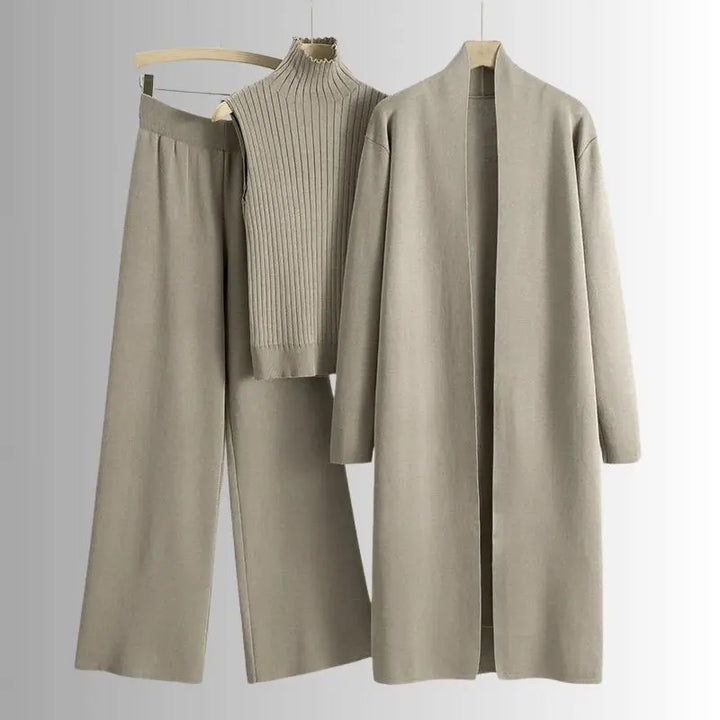 Serenity™ Strick-Set 3-teilig | Minimalistische Eleganz & Höchster Komfort MOKKAKAI