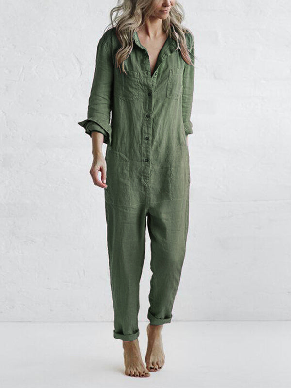 Sydney™ | Langärmeliger Jumpsuit MOKKAKAI