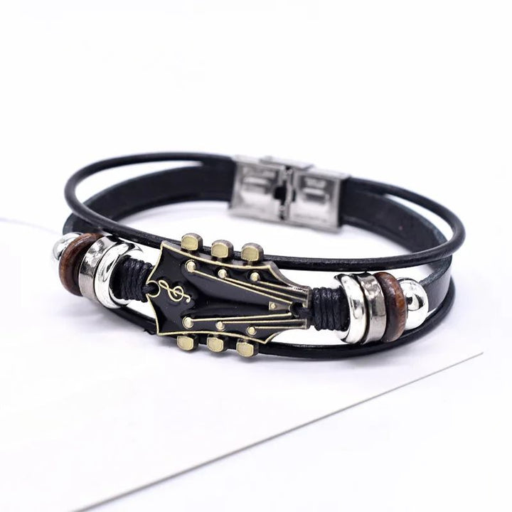 Guitar Leather Bracelet™ – Dr musikalischi Stil für dini Persönlichkeit MOKKAKAI