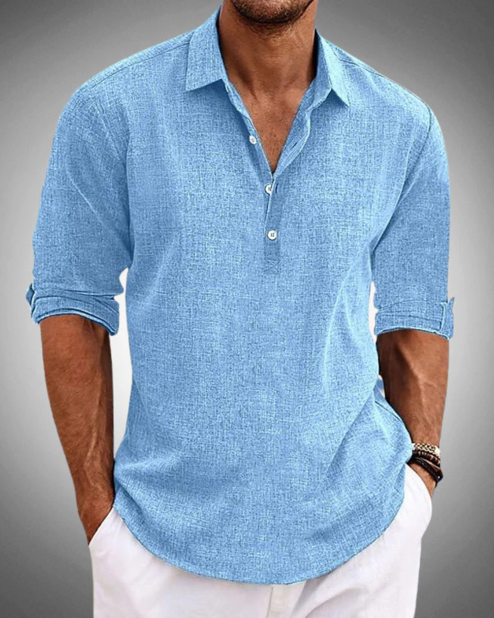 Chemise classique en coton Sabbio MOKKAKAI