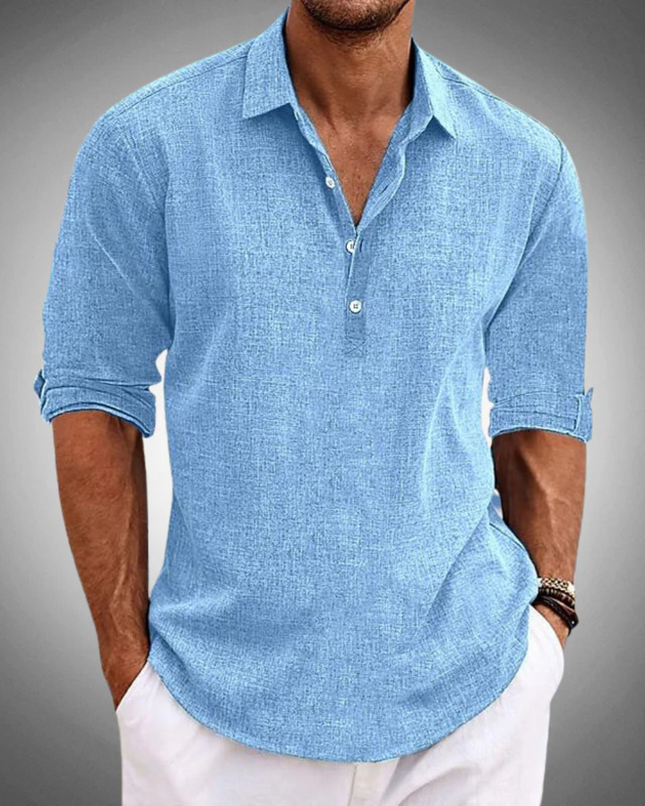Chemise classique en coton Sabbio MOKKAKAI