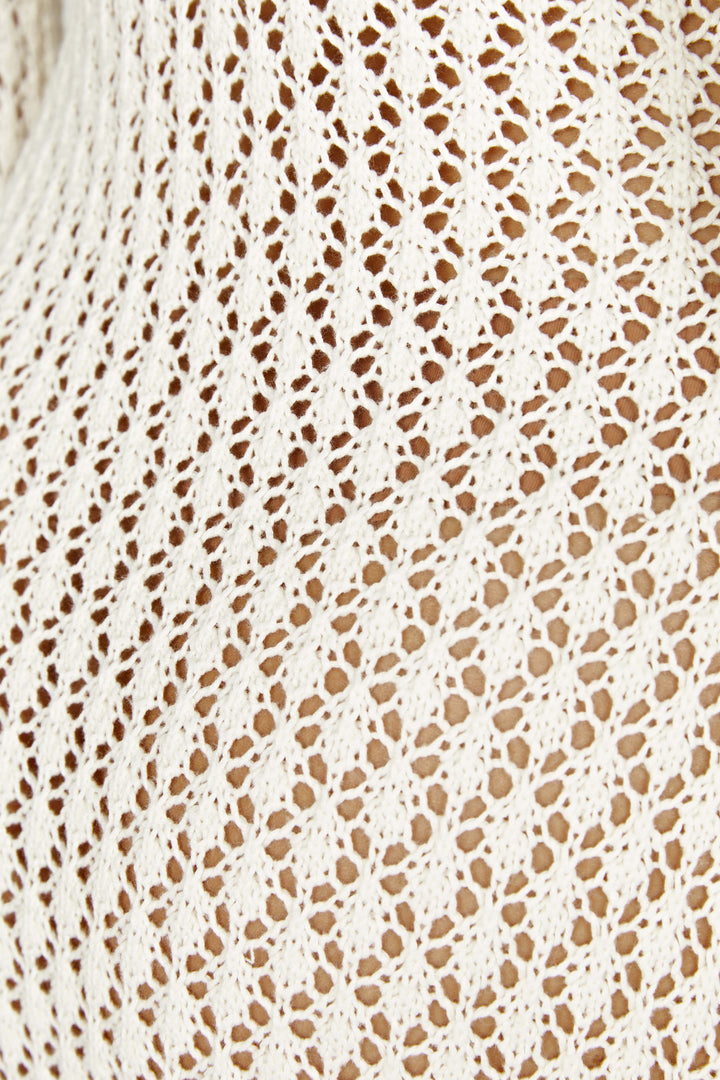 Gunda™ | Elegantes weißes Kleid MOKKAKAI