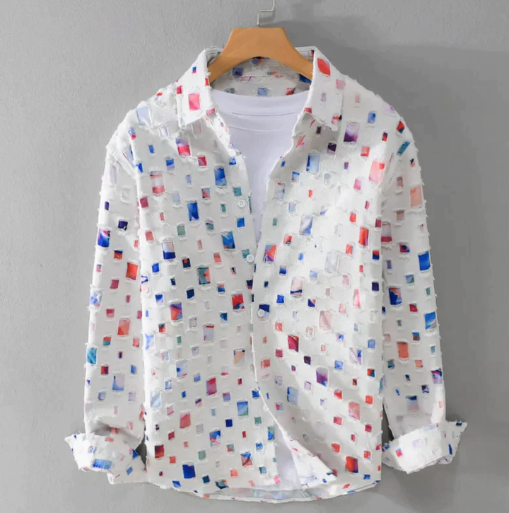 Liam™ | Herrenhemd mit Design MOKKAKAI