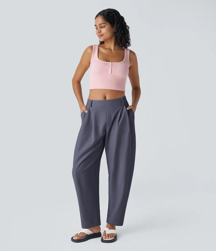 Eva – D’moderne Stoffhose für Stil und Komfort MOKKAKAI