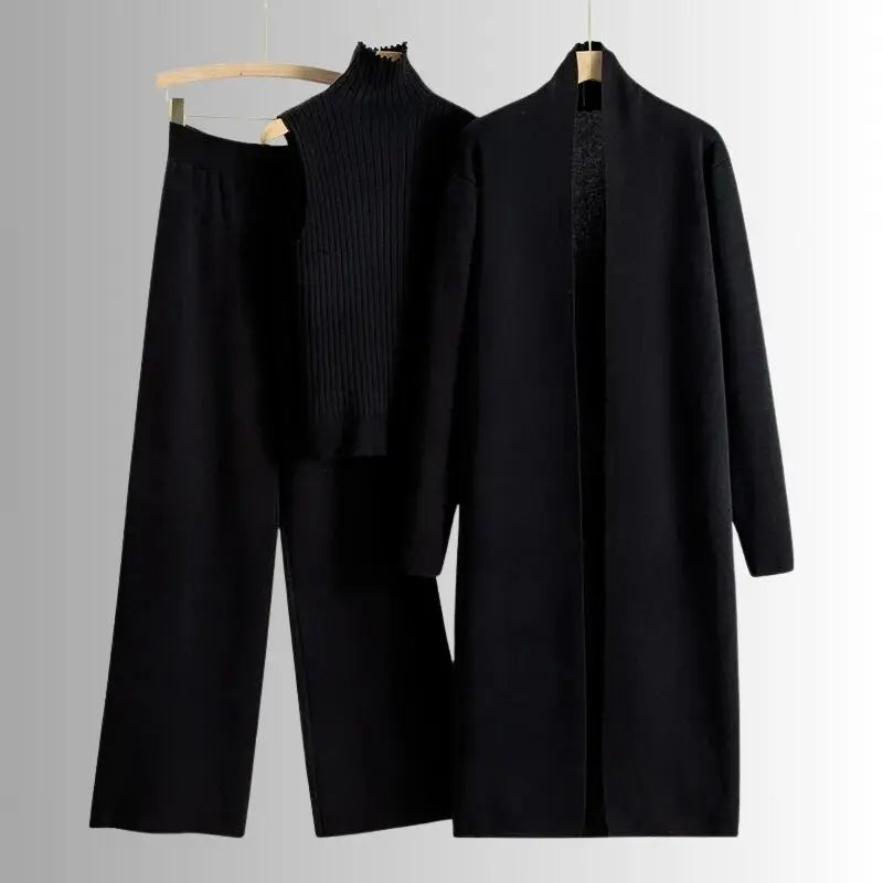 Serenity™ Strick-Set 3-teilig | Minimalistische Eleganz & Höchster Komfort MOKKAKAI