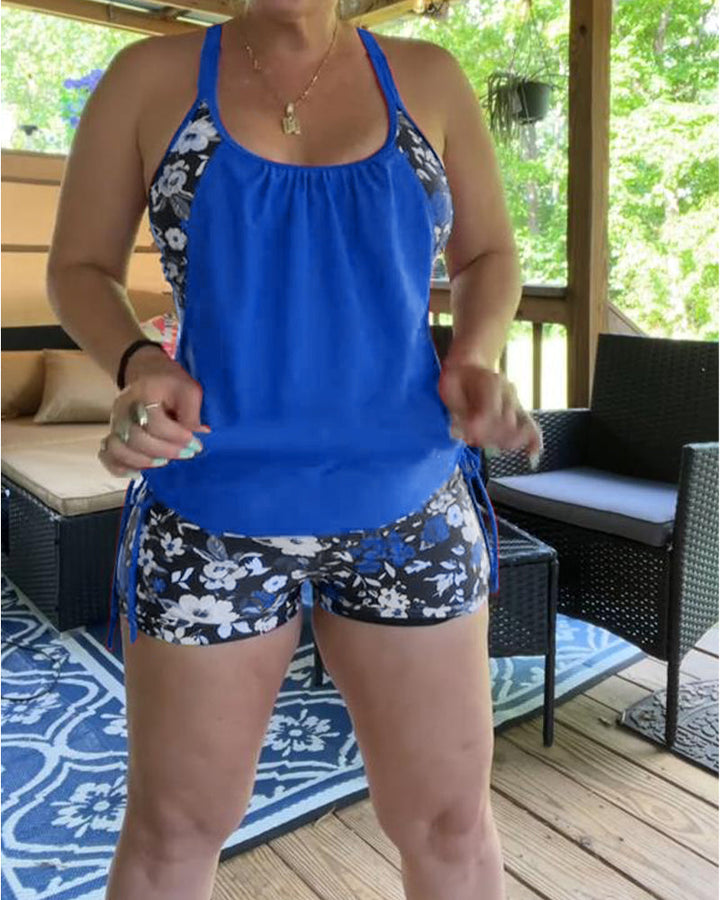 Badeanzug Bedruckt Träger Boxer MOKKAKAI