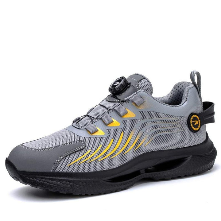 SteelfootSteg™ Ultraleichte, langlebige Schutzschuhe mit Stahlkappe und drehbarer Schnalle MOKKAKAI