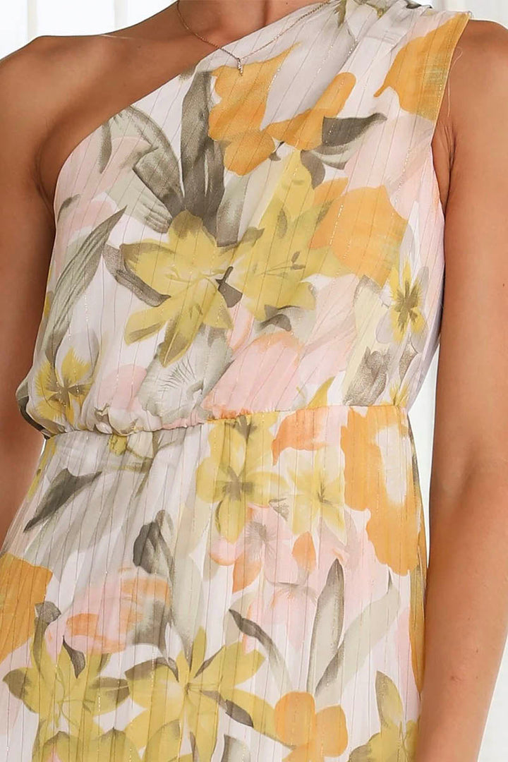 Glea™ | Bedrucktes schulterfreies Kleid MOKKAKAI