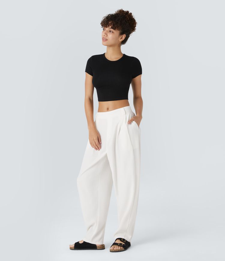 Eva – D’moderne Stoffhose für Stil und Komfort MOKKAKAI