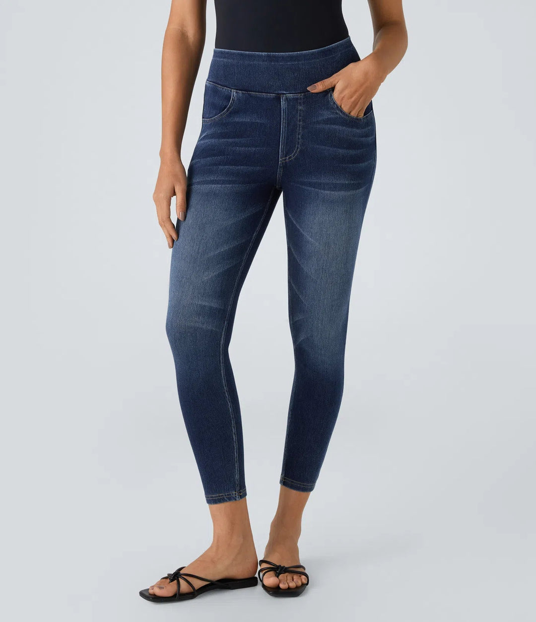 Mariola™ Jeans – Komfort und Stil vereint in einer modernen 7/8-Leggings MOKKAKAI