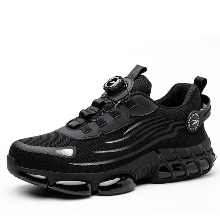 SteelfootSteg™ Ultraleichte, langlebige Schutzschuhe mit Stahlkappe und drehbarer Schnalle MOKKAKAI