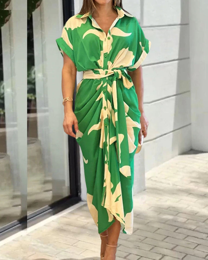 Dayna™ | Kleid mit Kunstdruck MOKKAKAI