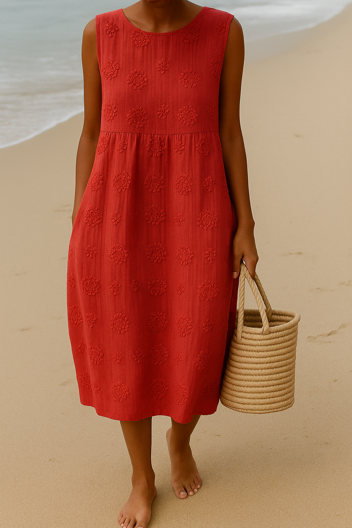 Elena | Elegantes Blumenkleid MOKKAKAI