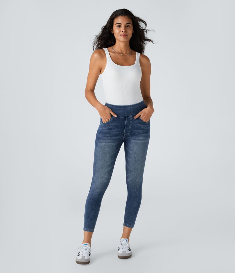Mariola™ Jeans – Komfort und Stil vereint in einer modernen 7/8-Leggings MOKKAKAI
