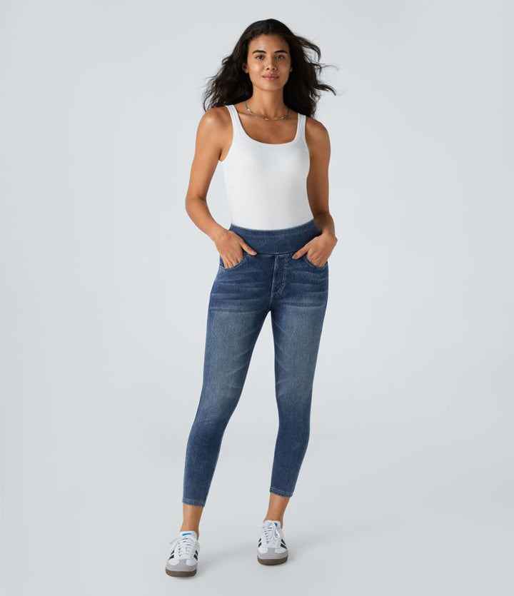 Mariola™ Jeans – Komfort und Stil vereint in einer modernen 7/8-Leggings MOKKAKAI