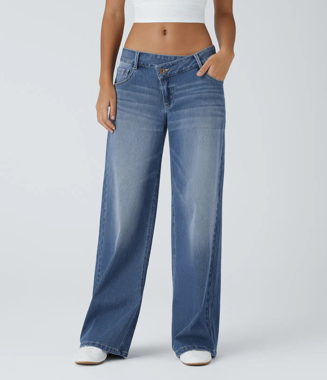 Giorgina Flex™ – Baggy Jeans mit tiefer Taille & lockerem Schnitt MOKKAKAI