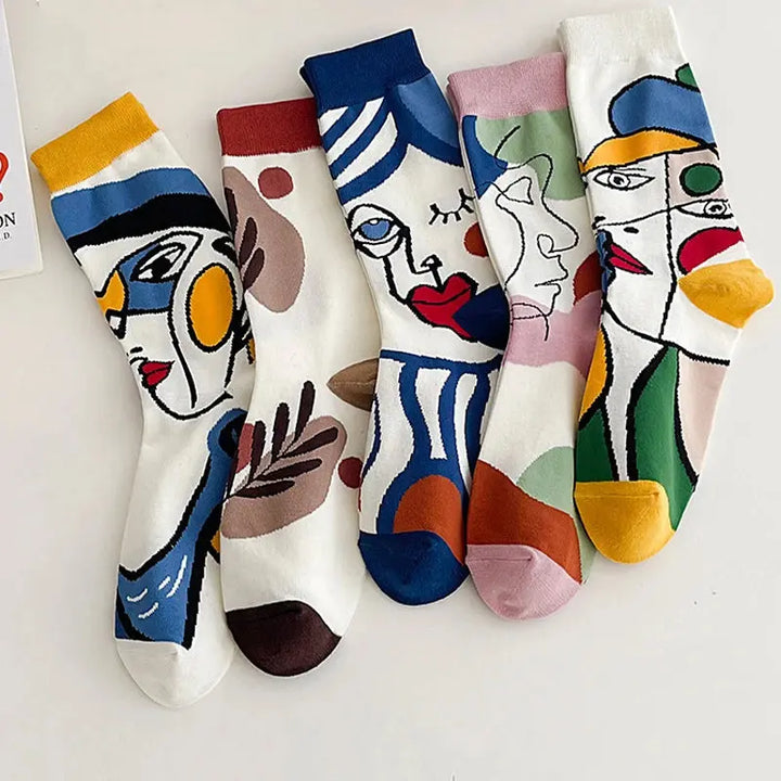 Pica™ Lässige Abstrakte Socken | Stil & Kunst für deine Füße MOKKAKAI