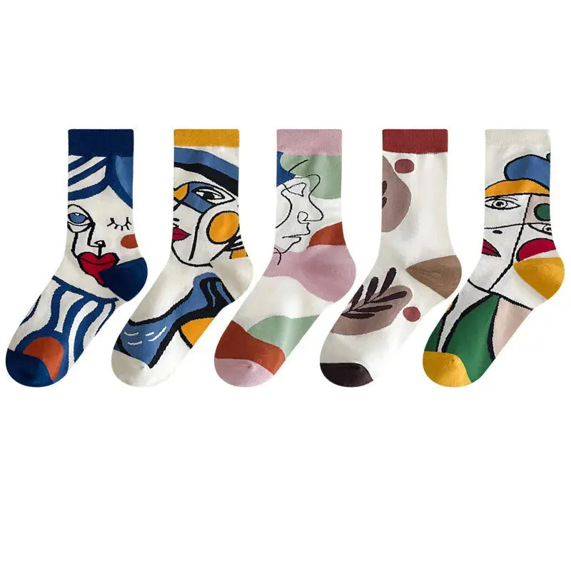 Pica™ Lässige Abstrakte Socken | Stil & Kunst für deine Füße MOKKAKAI