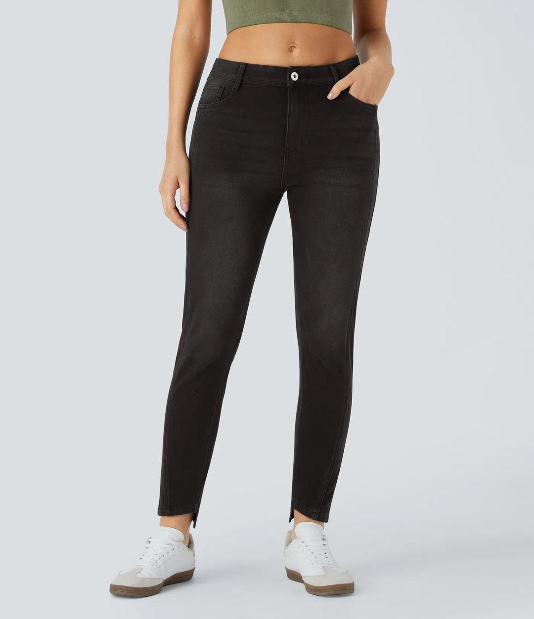 Sara™ – D’lässigi und bequemi Skinny Jeans MOKKAKAI
