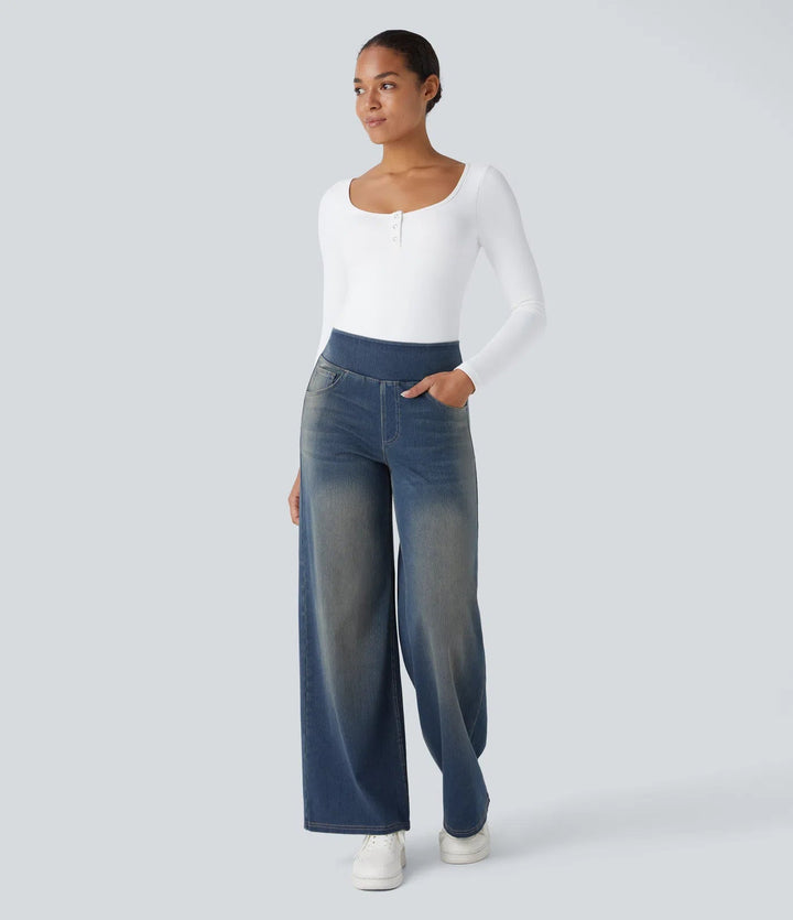 Foxy™ – D’lässigi Jeans für Stil und Komfort MOKKAKAI