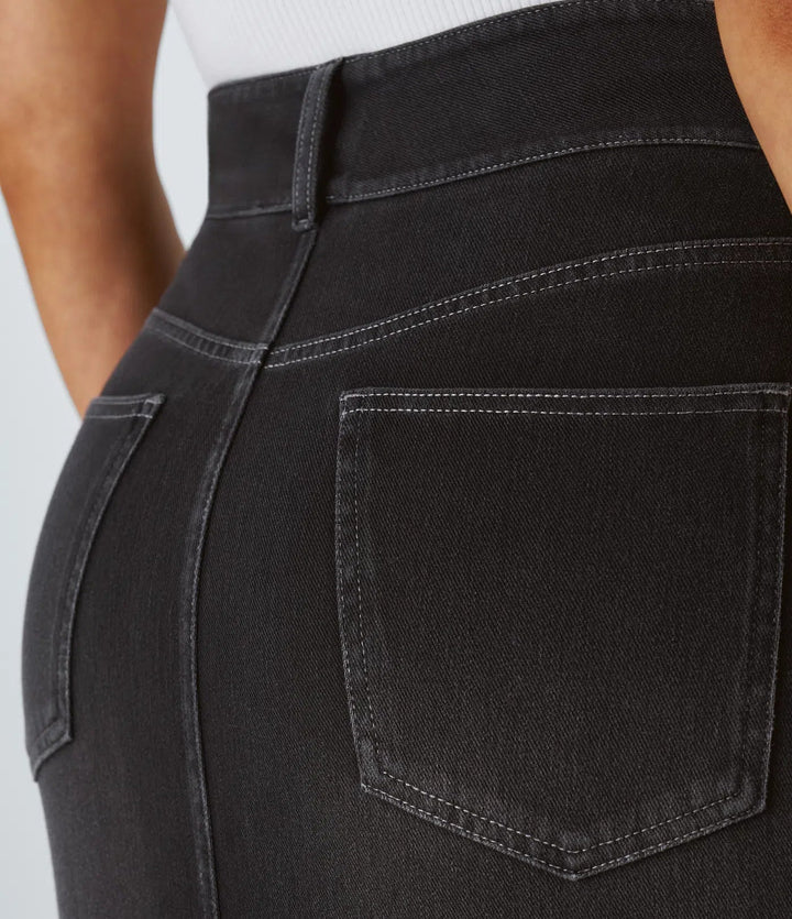 Allegra Blu™ – Midi-Jeansrock mit Charme & Komfort MOKKAKAI