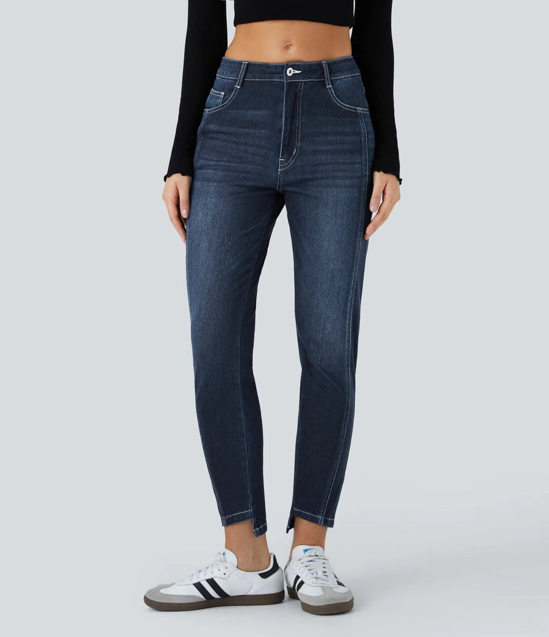 Sara™ – D’lässigi und bequemi Skinny Jeans MOKKAKAI