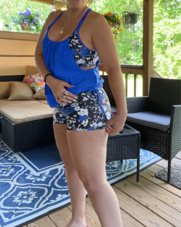 Badeanzug Bedruckt Träger Boxer MOKKAKAI