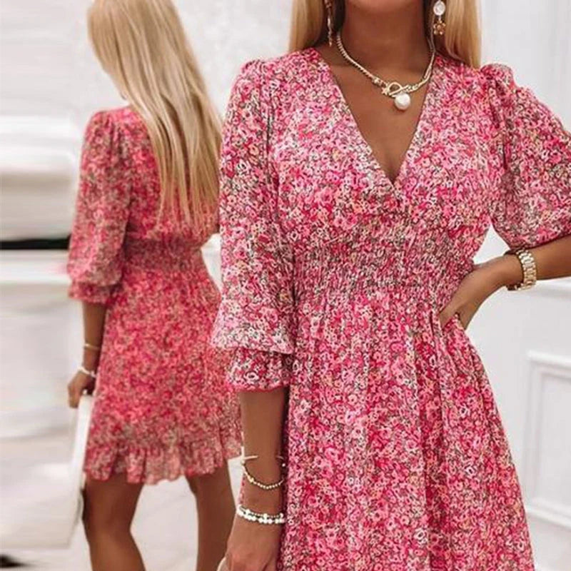 Ibiza™ | Kleid mit Blumendruck MOKKAKAI