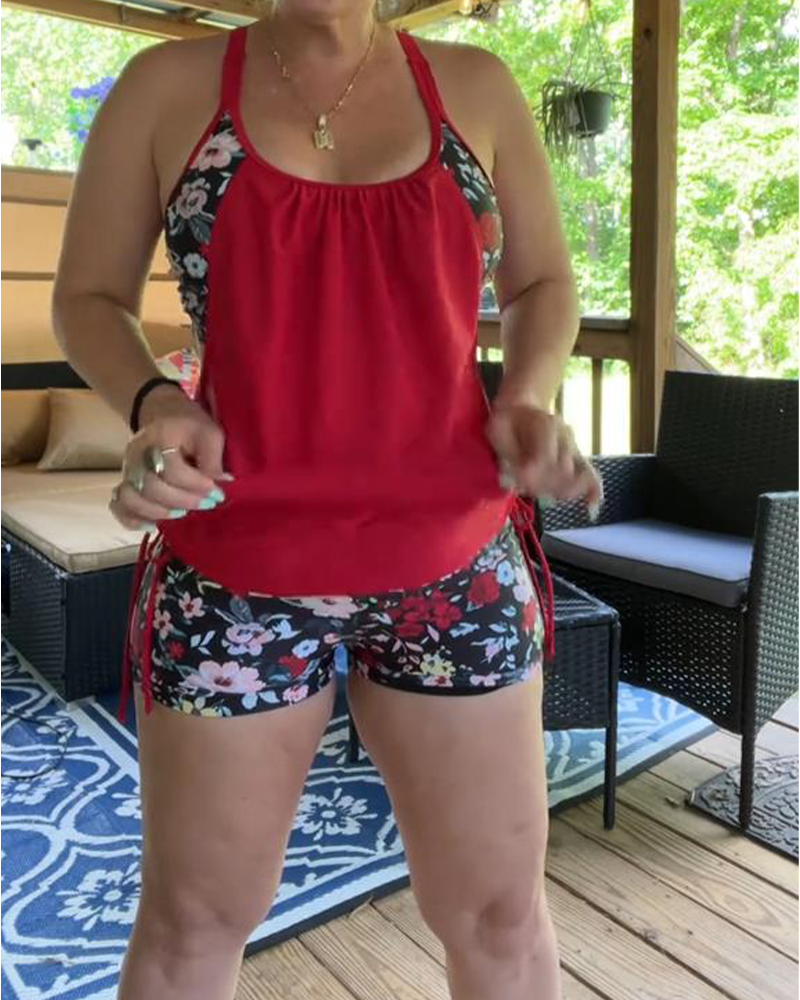 Badeanzug Bedruckt Träger Boxer MOKKAKAI