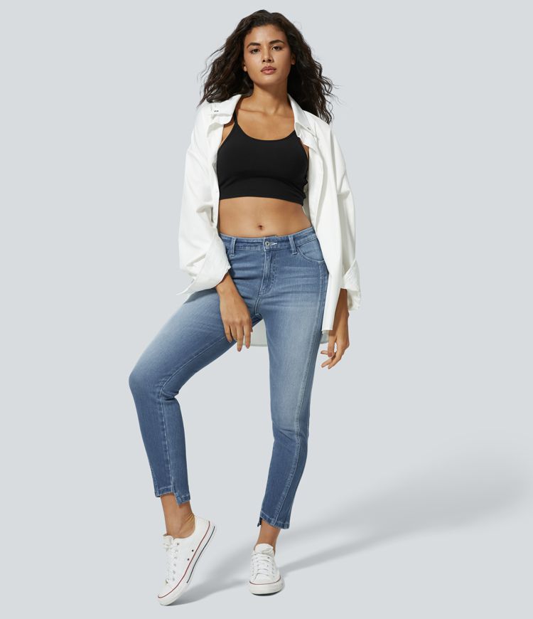 Sara™ – D’lässigi und bequemi Skinny Jeans MOKKAKAI
