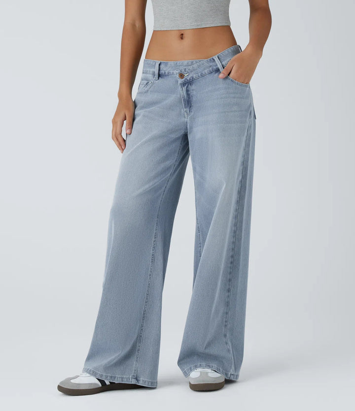 Giorgina Flex™ – Baggy Jeans mit tiefer Taille & lockerem Schnitt MOKKAKAI